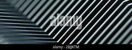 Mtall geometric parallel line abstract bacground concept Stock Photo