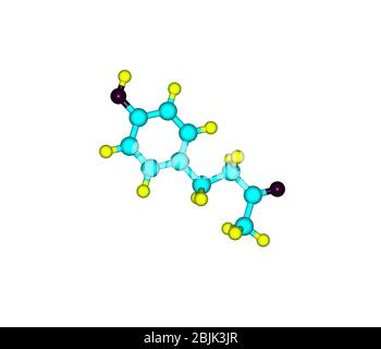 Raspberry ketone is a natural phenolic compound that is the primary aroma compound of red raspberries Stock Photo