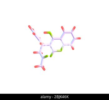 Warfarin (Coumadin, Jantoven, Marevan, Uniwarfin) is an anticoagulant normally used in the prevention of thrombosis and thromboembolism Stock Photo