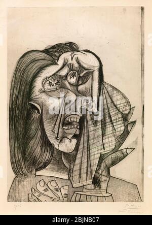 Weeping Woman, Pablo Picasso, 1937, Stock Photo