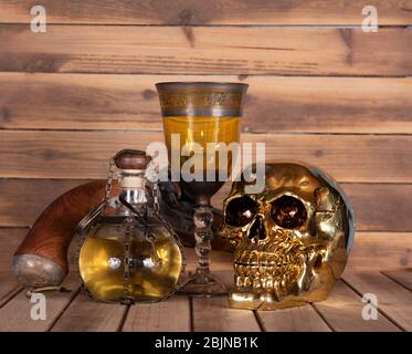 a varius jolly roger element from the still life photo, Stock Photo