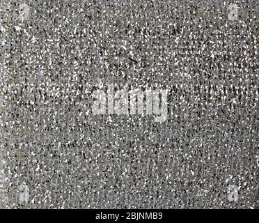 gray kitchen sponge texture, full frame, macro Stock Photo