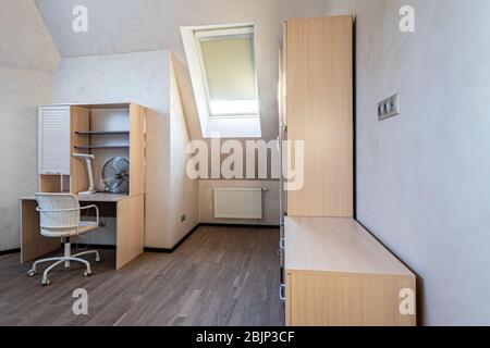 Modern interior of a home office for remote work. Stay at home. Stock Photo