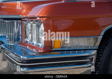 1973 Cadillac Sedan DeVillle classic American luxury car Stock Photo