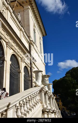 Borghese Gallery and Museum in the Villa Borghese Park in the city of Rome, Italy Stock Photo