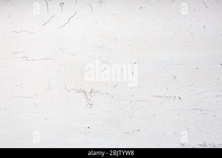old white painted flat windowsill surface texture and background Stock Photo