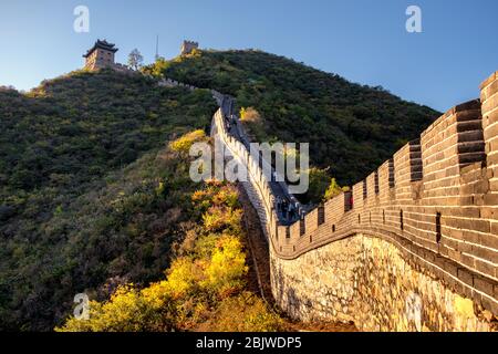 Juyongguan, Juyong Pass of the Great Wall of China in the Changping District, about 50 kilometers north from central Beijing, China Stock Photo