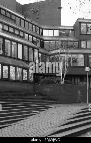 Ealing Hammersmith West London College 9 Gliddon Rd, Hammersmith, London W14 9BL by Bob Giles London County Council Architects Department B&W Stock Photo