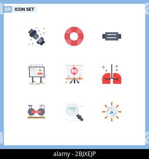 Flat medicine poster with medical accessories in the middle combined to  round shape vector illustration Stock Vector Image & Art - Alamy