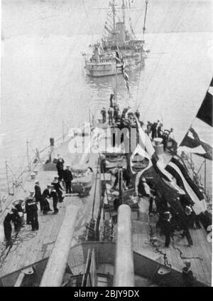 HMSDreadnought bridgeview. Stock Photo