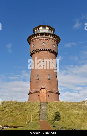 Water tower, Borkum, East Frisian Island, East Frisia, Lower Saxony, Germany Stock Photo
