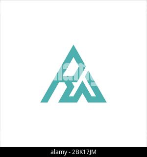 Initial letter wr logo or rw logo vector design template Stock Vector