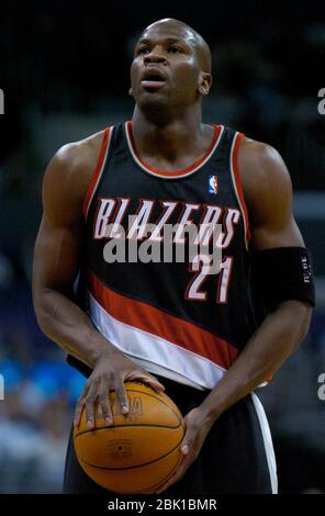 Ruben Patterson of the Portland Trail Blazers during 103-96 overtime ...