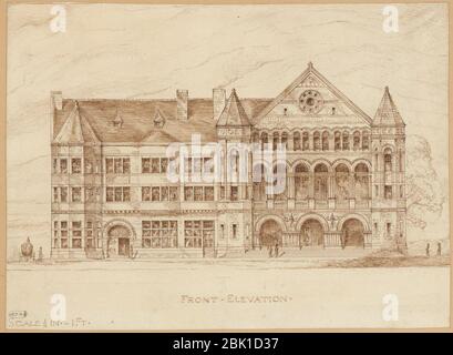 Houghton MS Typ 1096 (WCT B1) - Richardson, Washington Casino, front. Stock Photo