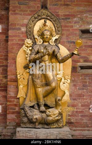 Patan Durbar Square  is situated at the centre of lalitpur city , a world heritage site Stock Photo