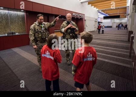 HSI SRT Security at the Minneapolis Convention Center Stock Photo