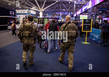 HSI SRT Security at the Minneapolis Convention Center Stock Photo