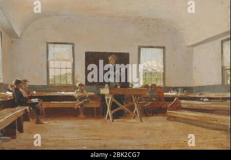 Winslow Homer - Country School. Stock Photo