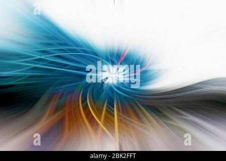 Abstract twisted fractal background,digital twirl design,abstract background Stock Photo