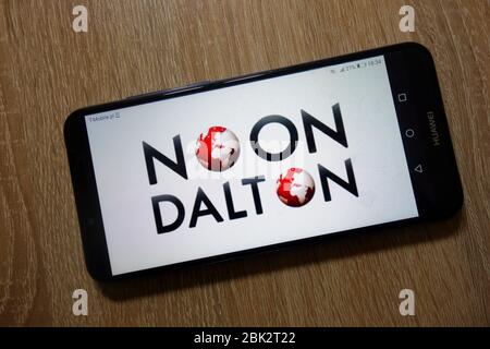 Noon Dalton logo displayed on smartphone Stock Photo