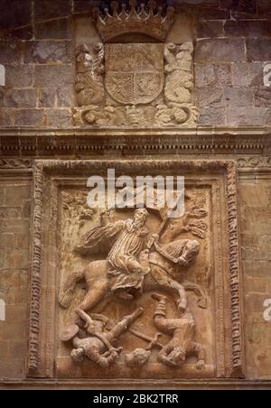 Church, Yuso Monastery, San Millan De La Cogolla, La Rioja, Spain Stock 