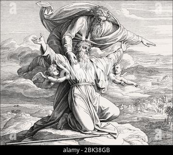 God shows Moses the Promised Land, Old Testament, by Julius Schnorr von ...