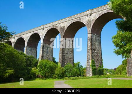 Porthkerry  Viaduct, Vale of Glamorgan, Wales, UK Stock Photo