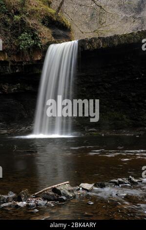 Sgwd Gwladys / Lady Falls, Afon Pyrddin. Stock Photo