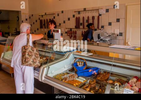 The butcher in Namibia Stock Photo - Alamy