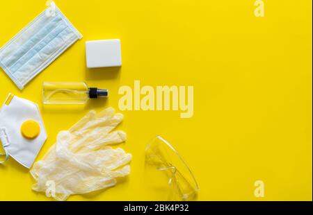 Download Protective Mask Yellow Rubber Gloves And Mask Remedies Template Layout Paper For Writing Text Stock Photo Alamy Yellowimages Mockups