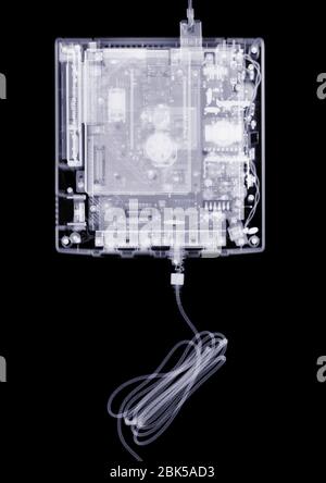 Games console, X-ray. Stock Photo