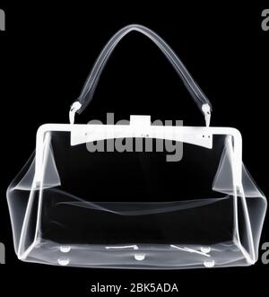 Handbag, X-ray. Stock Photo