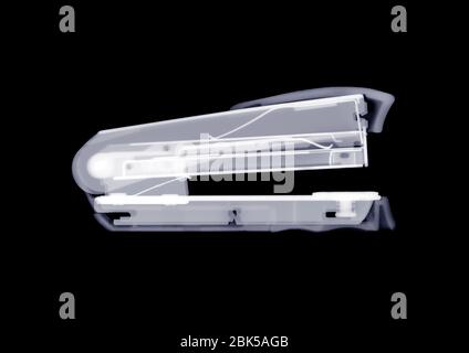Stapler, X-ray. Stock Photo