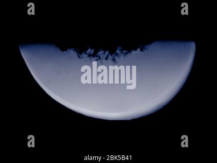 Slice of melon, X-ray. Stock Photo