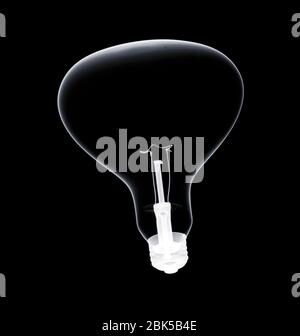 Light bulb, X-ray. Stock Photo