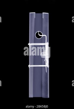 Lever arch folder or binder, X-ray. Stock Photo
