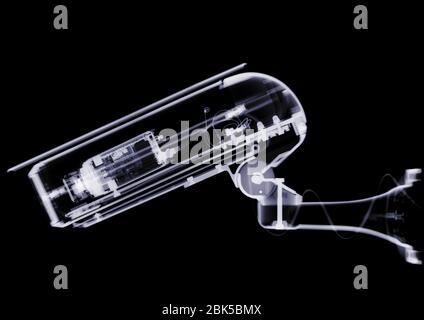 Security camera, X-ray. Stock Photo