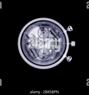 Stopwatch, X-ray. Stock Photo