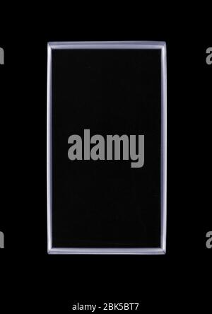 Empty shoe box, X-ray. Stock Photo