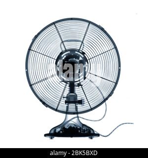 Electrical fan, X-ray. Stock Photo