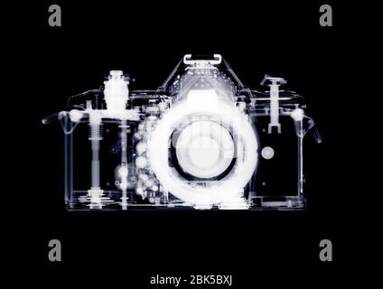 35mm SLR camera, X-ray. Stock Photo