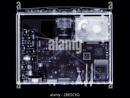 TV digibox, X-ray. Stock Photo