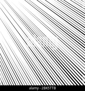 Comic diagonal speed lines and and manga fast motion style effect