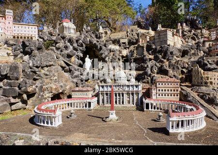 Ave Maria Grotto in Cullman Alabama Stock Photo