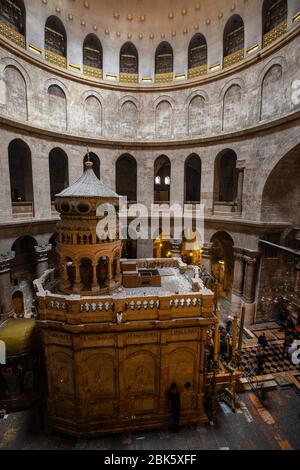 Church of Holy Sepulcher in Jerusalem, Israel Stock Photo