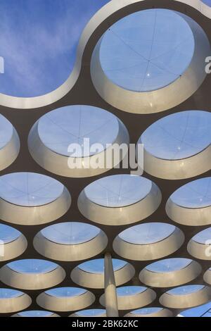 Roof at entrance Hoog Catharijne mall Stock Photo