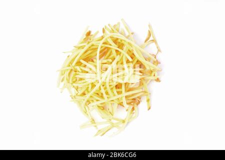 Sliced ​​ginger isolated on white background Stock Photo