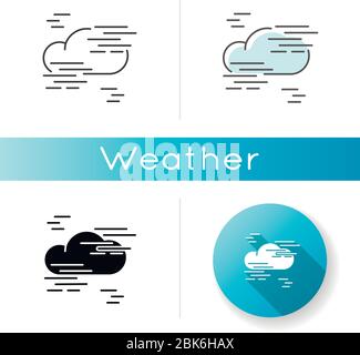 Fog icon Stock Vector