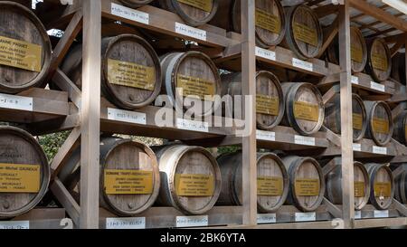 Bourgogne French Wine Barrels at Meiji shrine, Tokyo, Japan