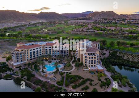 MonteLago Village at Lake Las Vegas resort in Henderson, Nevada, USA ...